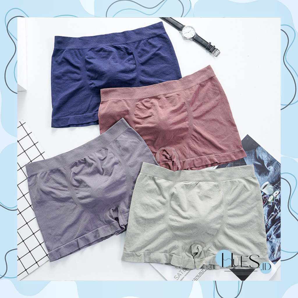 Jual HUES.ID Celana Dalam Boxer Pria Underware Sempak Pria Polos Import ...