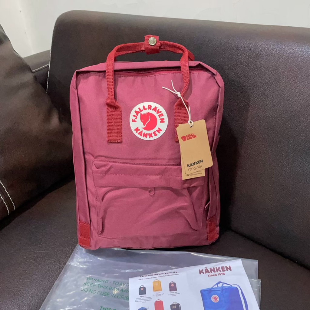 Jual TAS RANSEL K4NKEN FJ4LL R4VEN ORIGINAL RED MAROON CLASSIC | Shopee ...