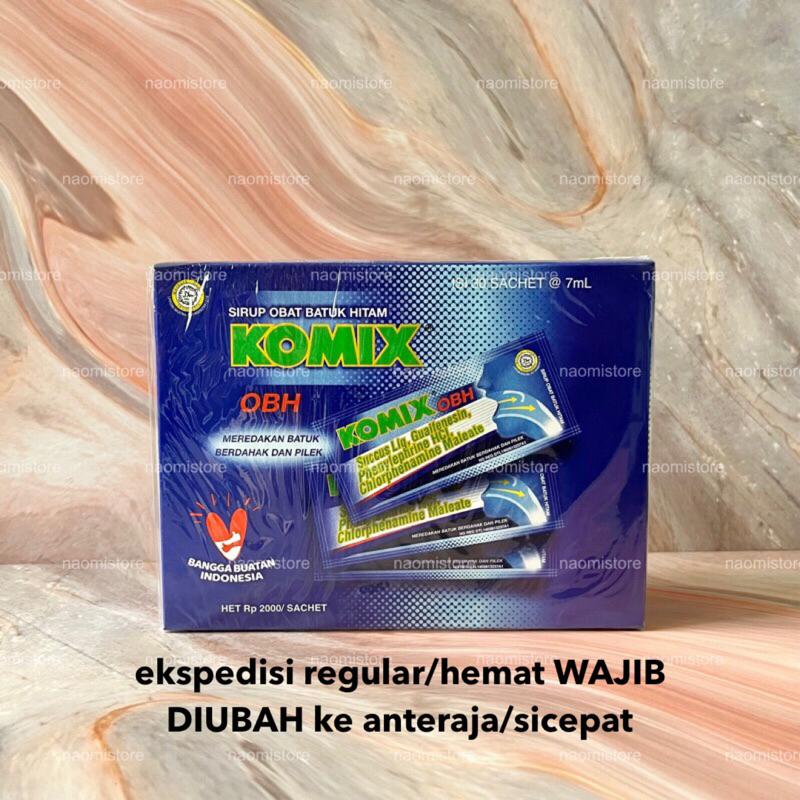 Jual Komix Adult Obh Pack Obat Batuk Cair Sachet Shopee Indonesia