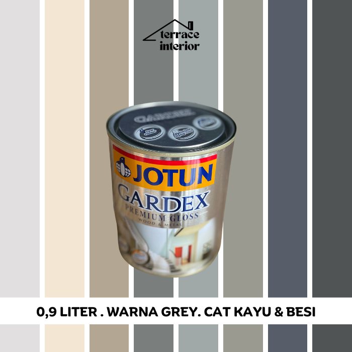 Jual Cat Kayu Besi Gardex Warna Grey Premium Gloss Jotun L Shopee Indonesia