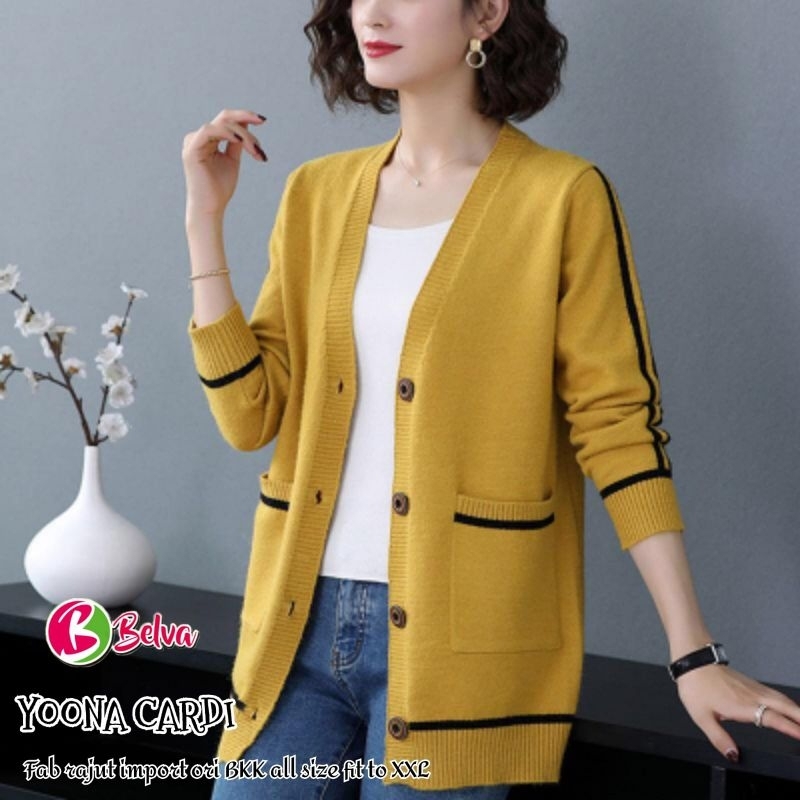 Jual cardigan rajut import oryginal terkini premium free size fit to ...