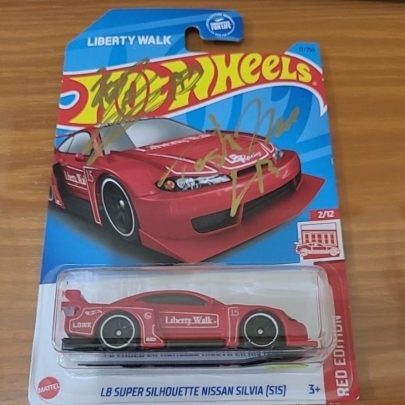 Jual Hotwheels LBWK Nissan silvia s15 merah/red double sign | Shopee ...