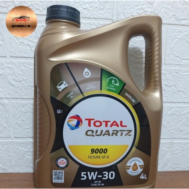 Jual Oli Total quartz 9000 5w 30 4L- Api sp ilsac GF 6-A | Shopee Indonesia
