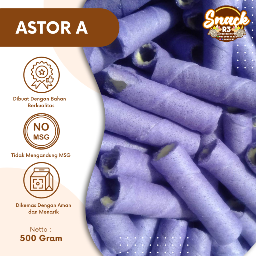 Jual Astor Wafer Roll Twisko Isi Cream Snack Manis 2 Rasa Renyah