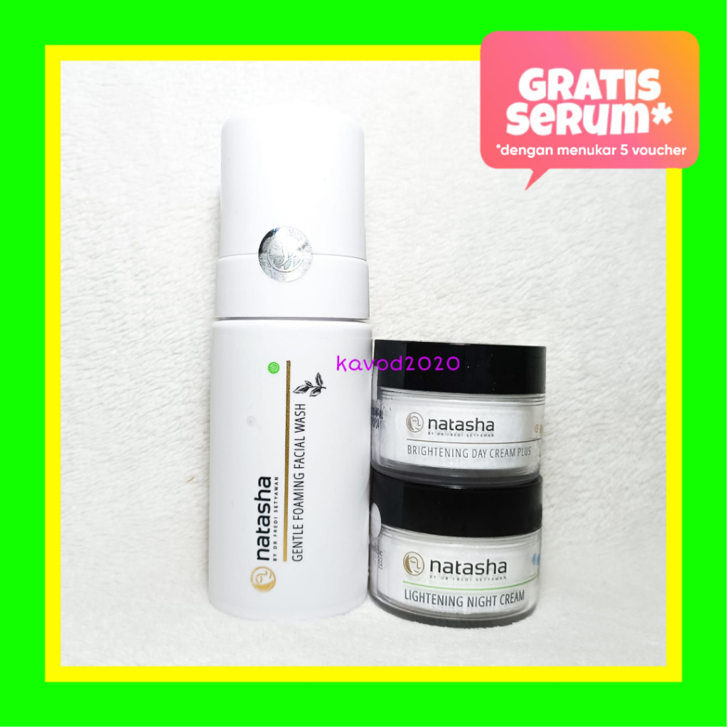 Jual Natasha Skin Care Paket Whitening Wajah dr Fredi Setyawan Original
