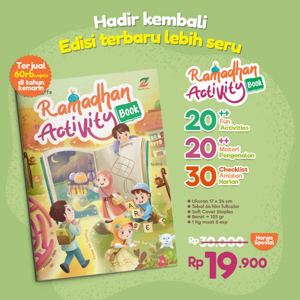 Jual Ramadhan Activity Book - Buku Aktivitas Ramadhan untuk Anak by ...