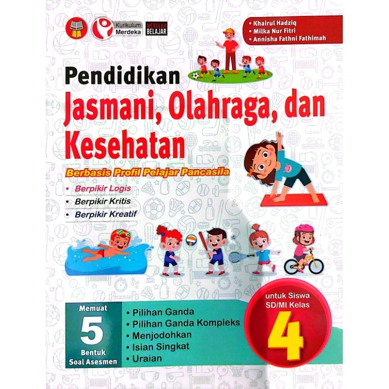 Jual Buku Pendidikan Jasmani Olahraga Dan Kesehatan Pjok Sdmi Kelas 4 Kurikulum Merdeka 