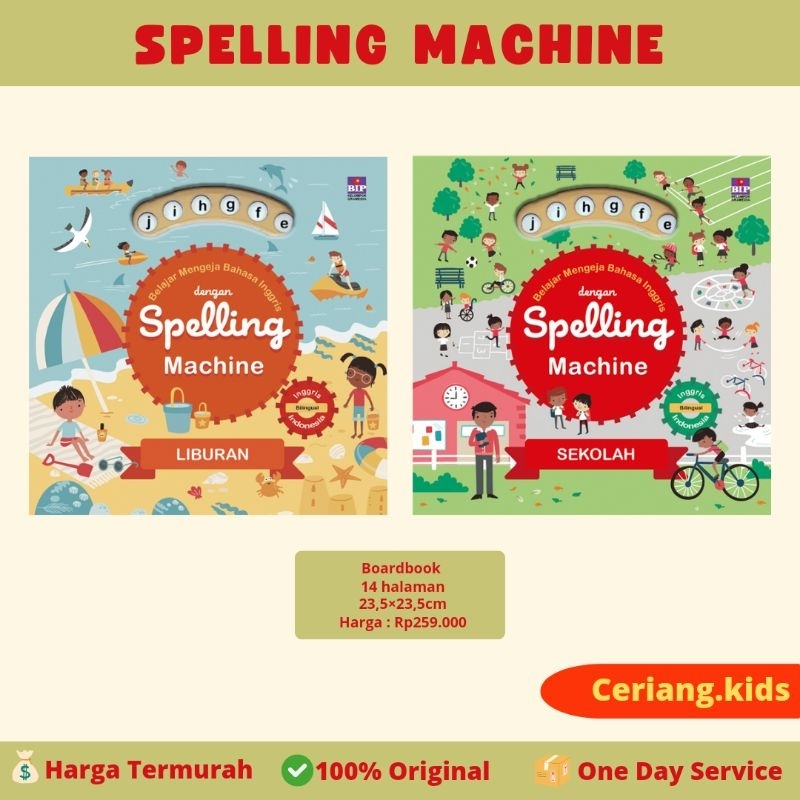 Jual Belajar Mengeja Bahasa Inggris Dengan Spelling Machine | Shopee ...