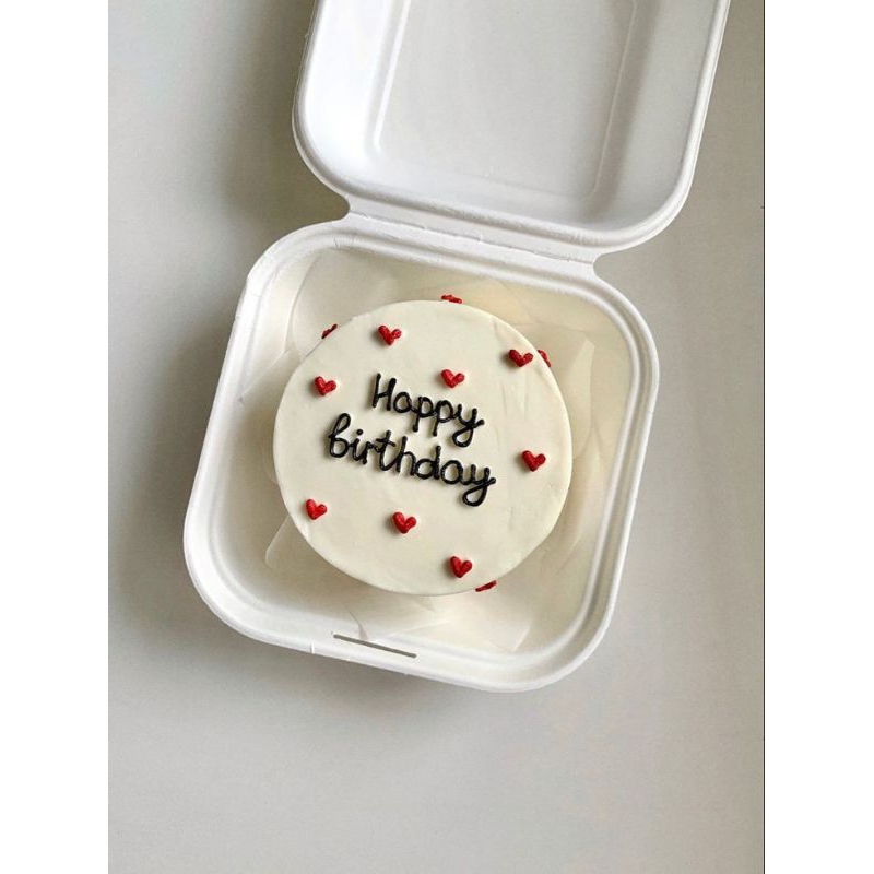 Jual korean bento cake/ korean birthday cake/korean lunch box cake