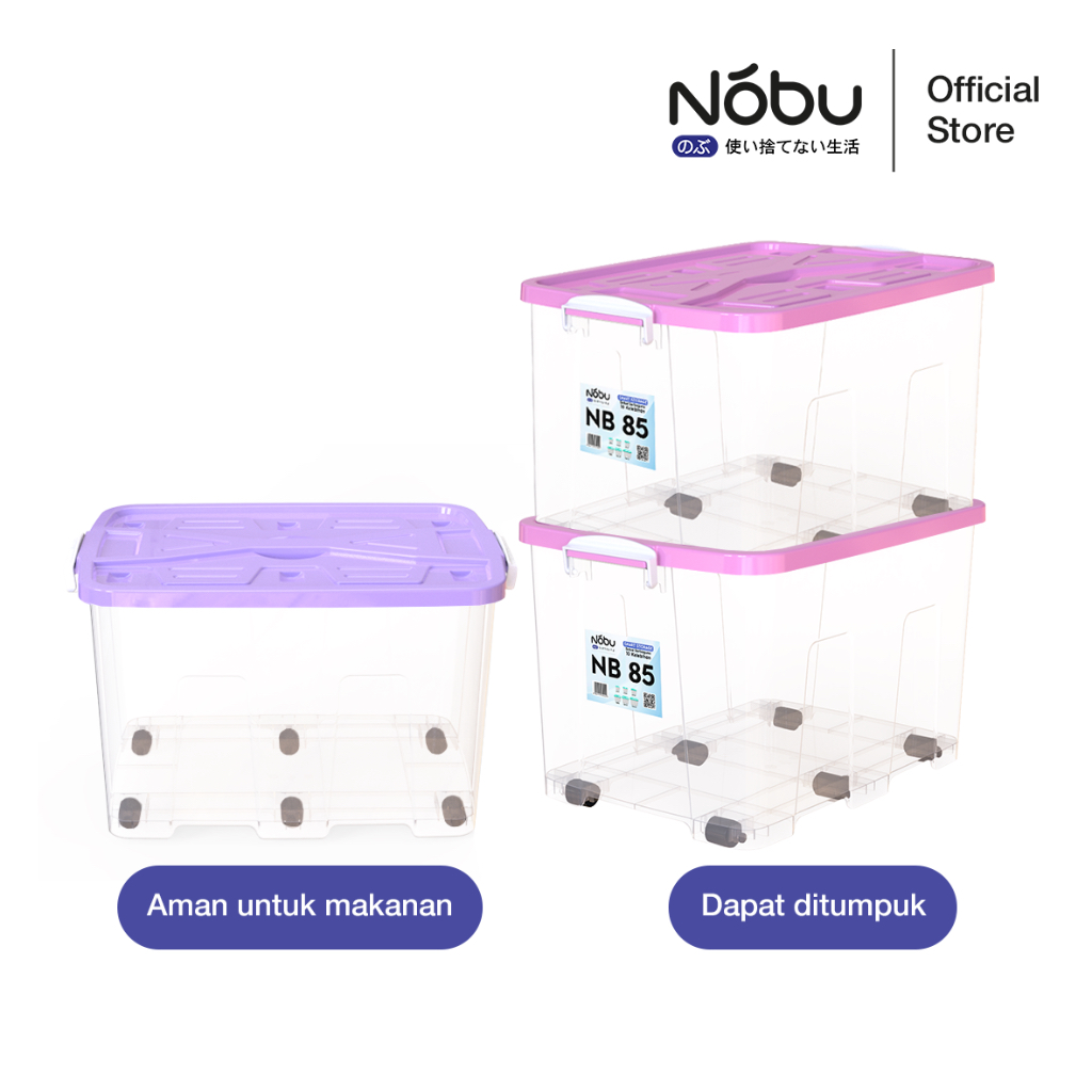 Jual NOBU Smart Storage Container Box 85L Tempat Penyimpanan ...