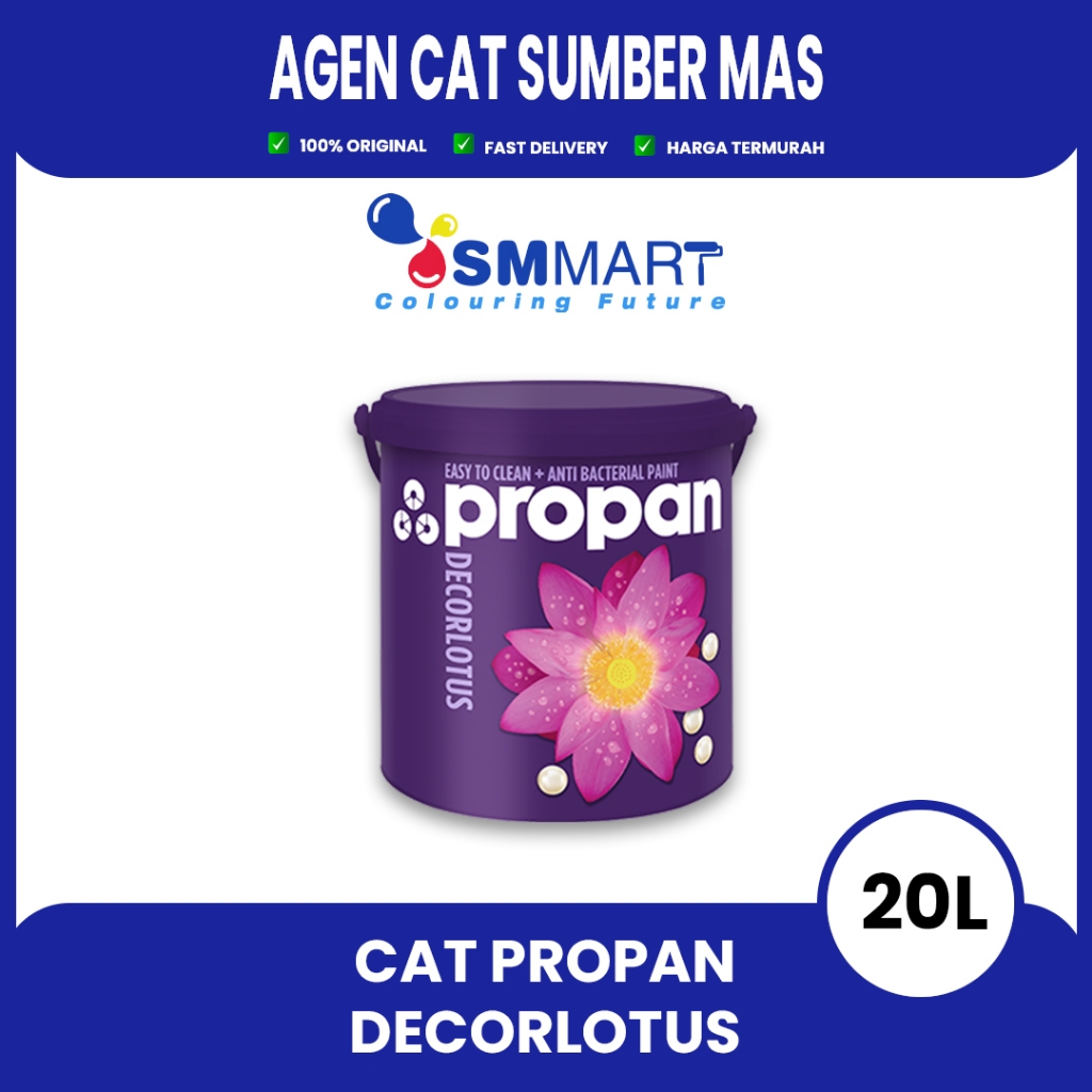 Jual Cat Tembok Propan Decorlotus White 9101 20l Interior Shopee Indonesia 6243