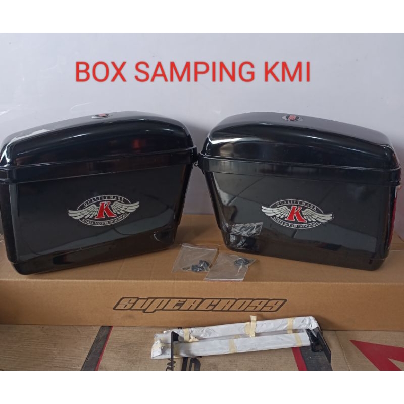 Jual Box Samping Kmi Sepasang Plus Breket Cocok Untuk Semua Jenis Motor Shopee Indonesia