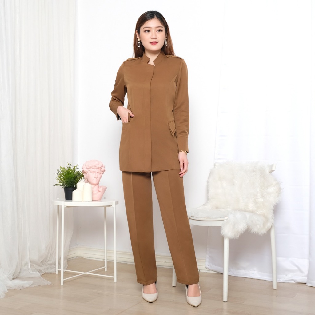 Jual Seragam PNS Wania Seragam Guru Cantik Pemda Aceh 6609 | Shopee ...