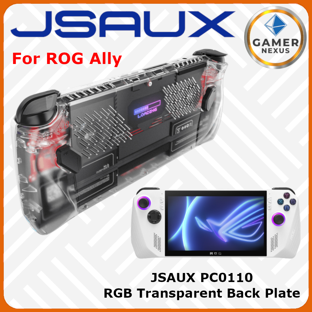 RGB Transparent Back Plate for ROG Ally