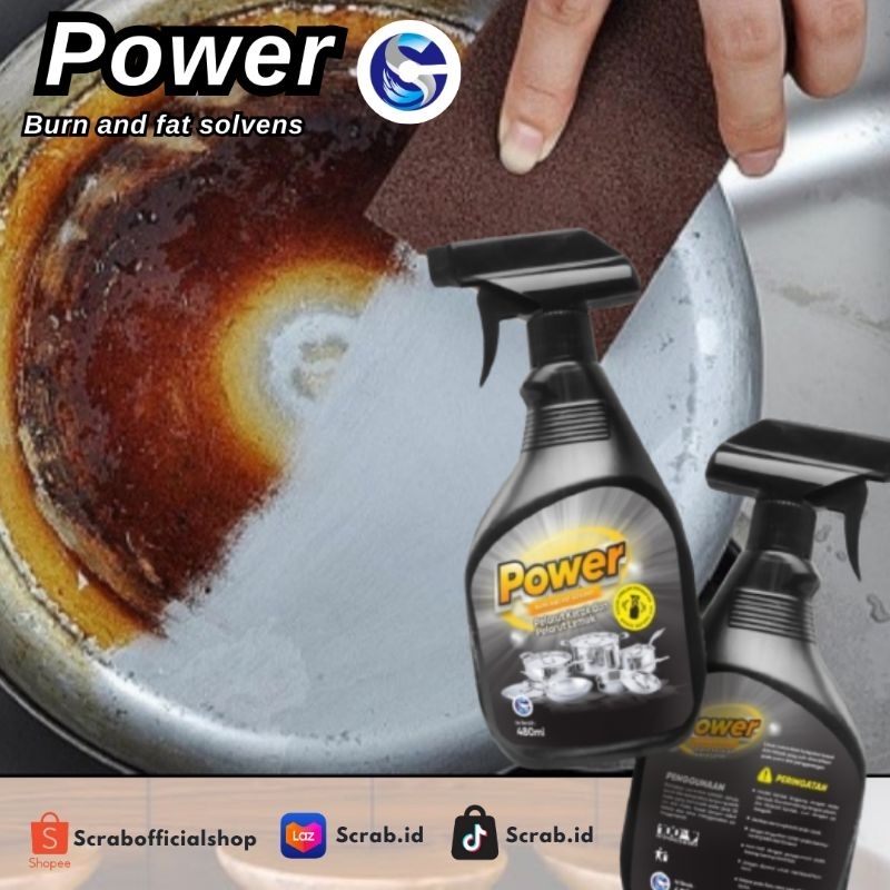 Jual terlaris termurah POWER DEGREASER BURN penghilang kerak pembersih