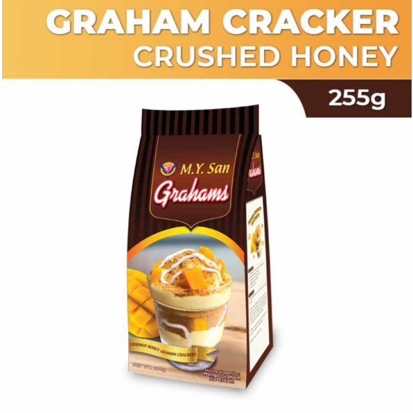 Jual GRAHAM CRACKERS HONEY Crushed MY SAN 200G Original Filipina ...