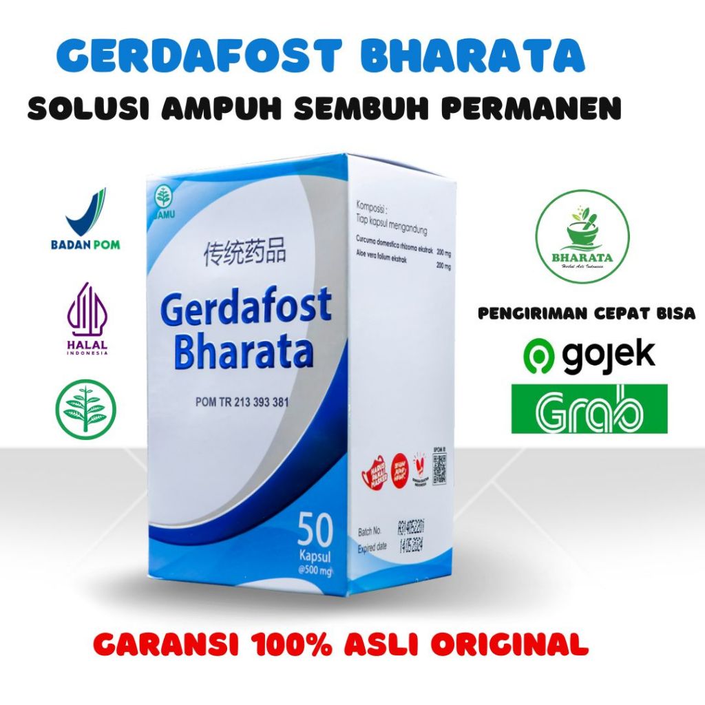 Jual Obat Asam Lambung Paling Ampuh Gerdafost Bharata Original Obat