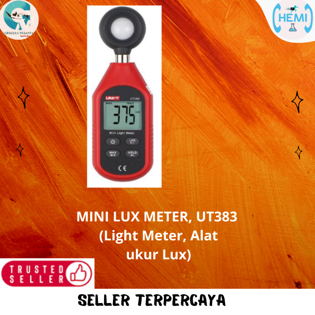 Jual MINI LUX METER, UT383 (Light Meter, Alat ukur Lux) Shopee Indonesia