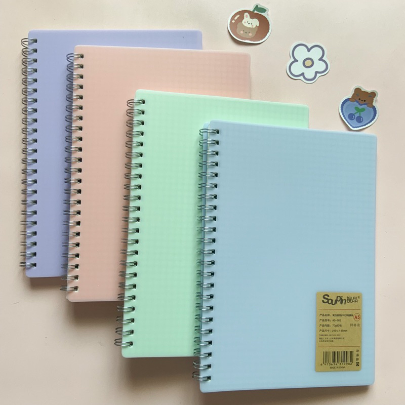 Jual NOTEBOOK GRID PASTEL A5 | Shopee Indonesia