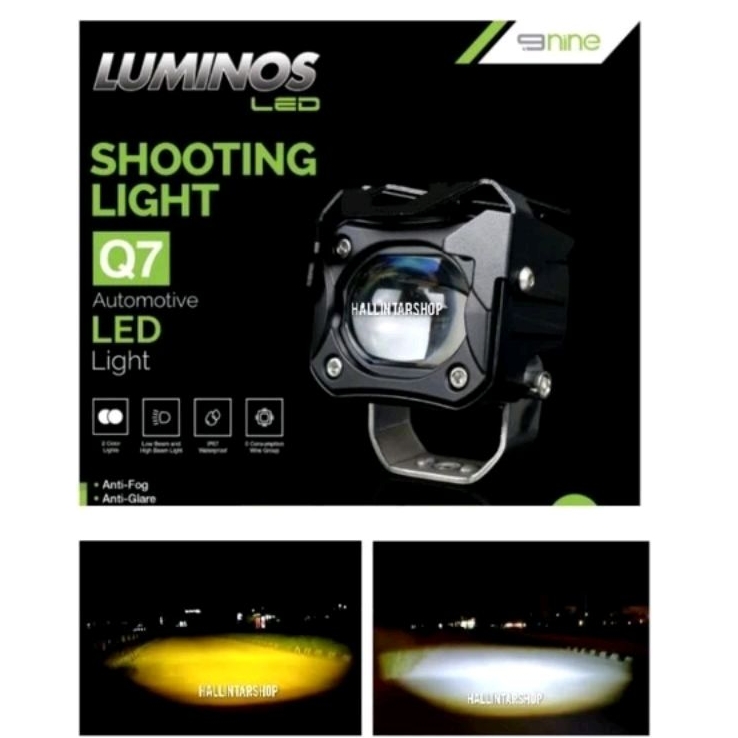 Jual LAMPU LED TEMBAK SOROT LASER Q7 LUMINOSED 2 WARNA PUTIH KUNING ...