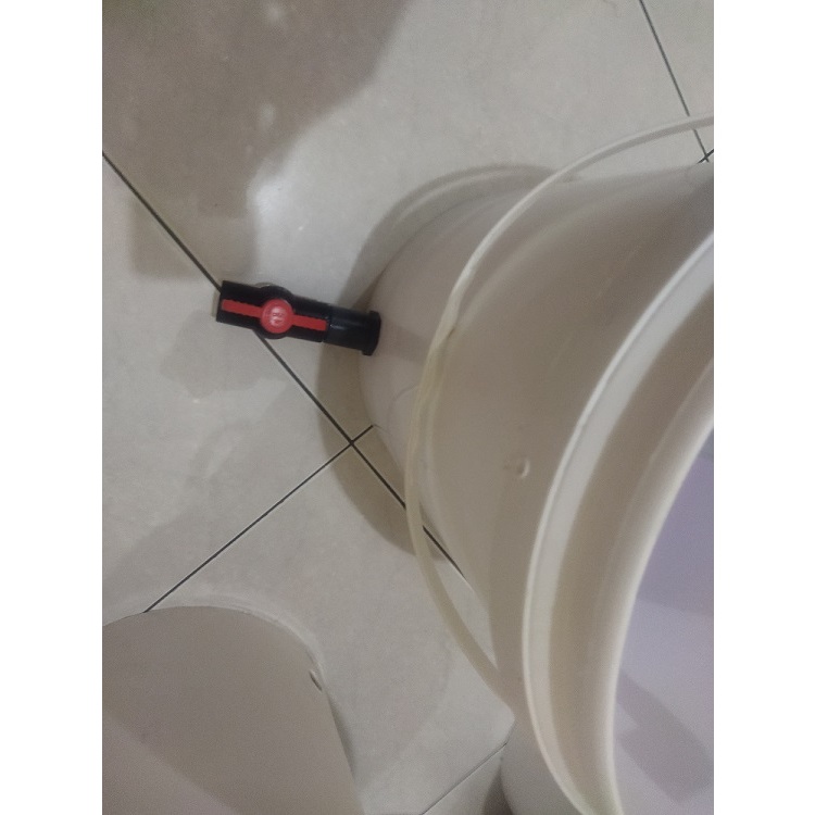 Jual ember bio filter kolam ikan plus media dengan output 1 inch ...