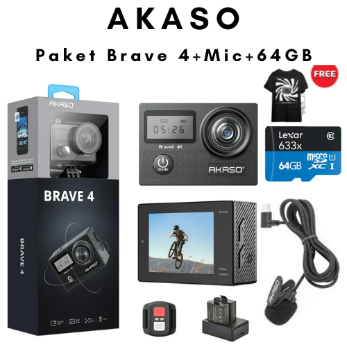 Promo AKASO Brave 8 Action Camera Cicil 0% 3x - Jakarta Pusat