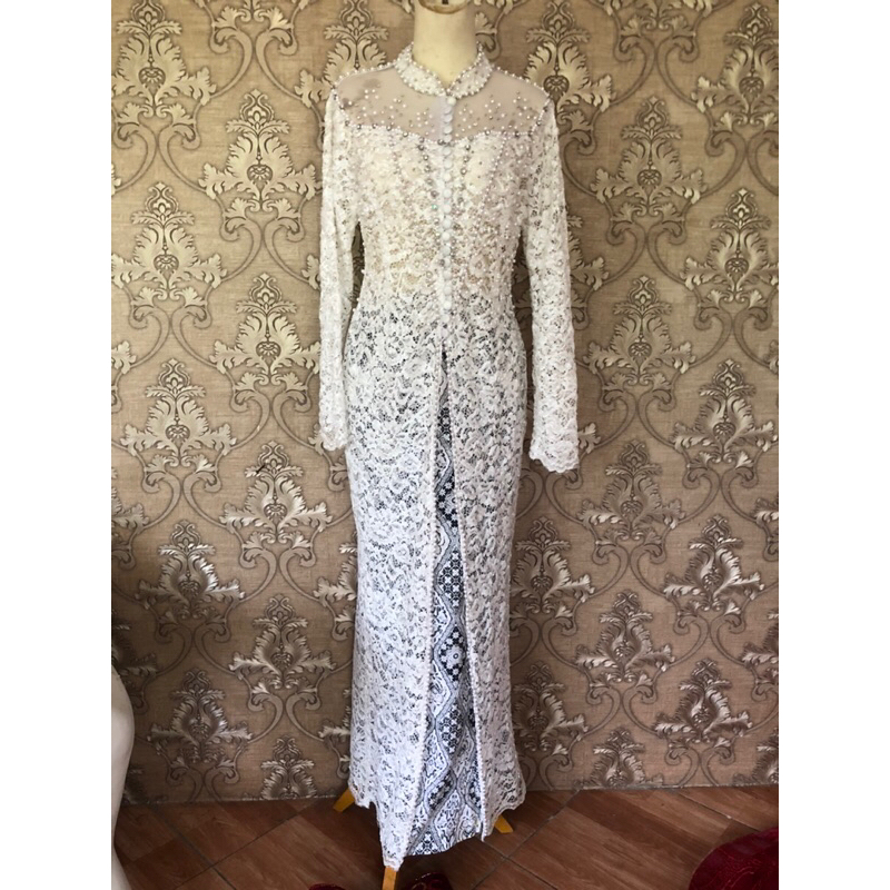 Jual New Model Kebaya Akad Full Payet Simple Cantik Shopee Indonesia