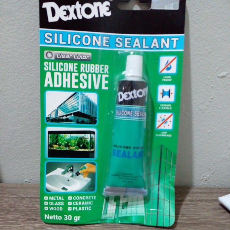 Jual Lem Kaca Dextone Clear Silicone Sealant Shopee Indonesia