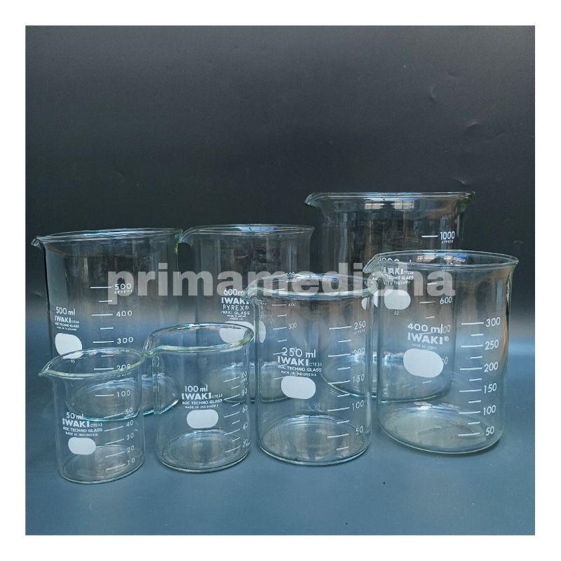 Jual Gelas Kimia Iwaki Beaker Glass Shopee Indonesia 3554