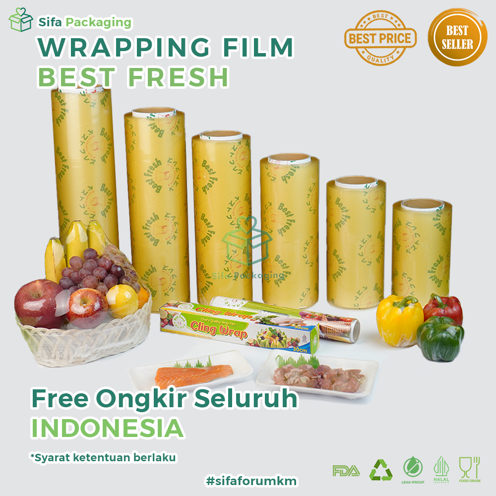 Jual Wrapping Film Best Fresh Plastik Pembungkus Makanan Plastik