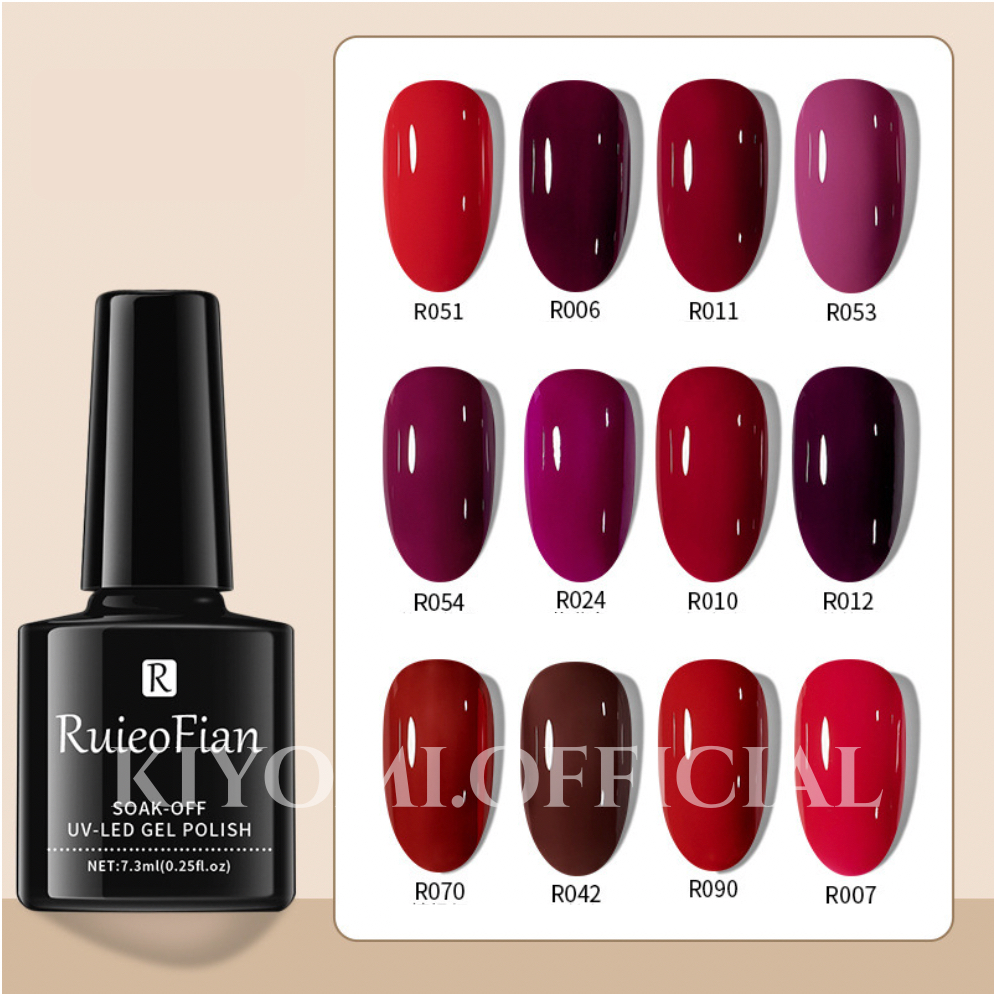 Jual RuieoFian Soak off UVLED Nail Gel Polish 10ml / kutek gel Halal