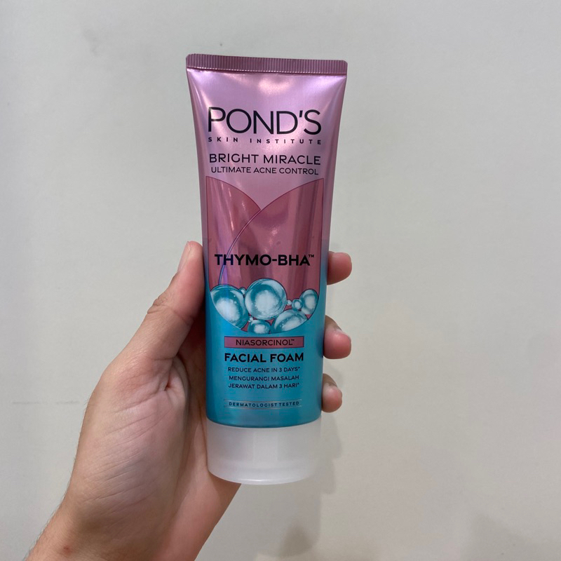 Jual Ponds Bright Miracle Ultimate Acne Control Facial Foam 100g Shopee Indonesia 8736