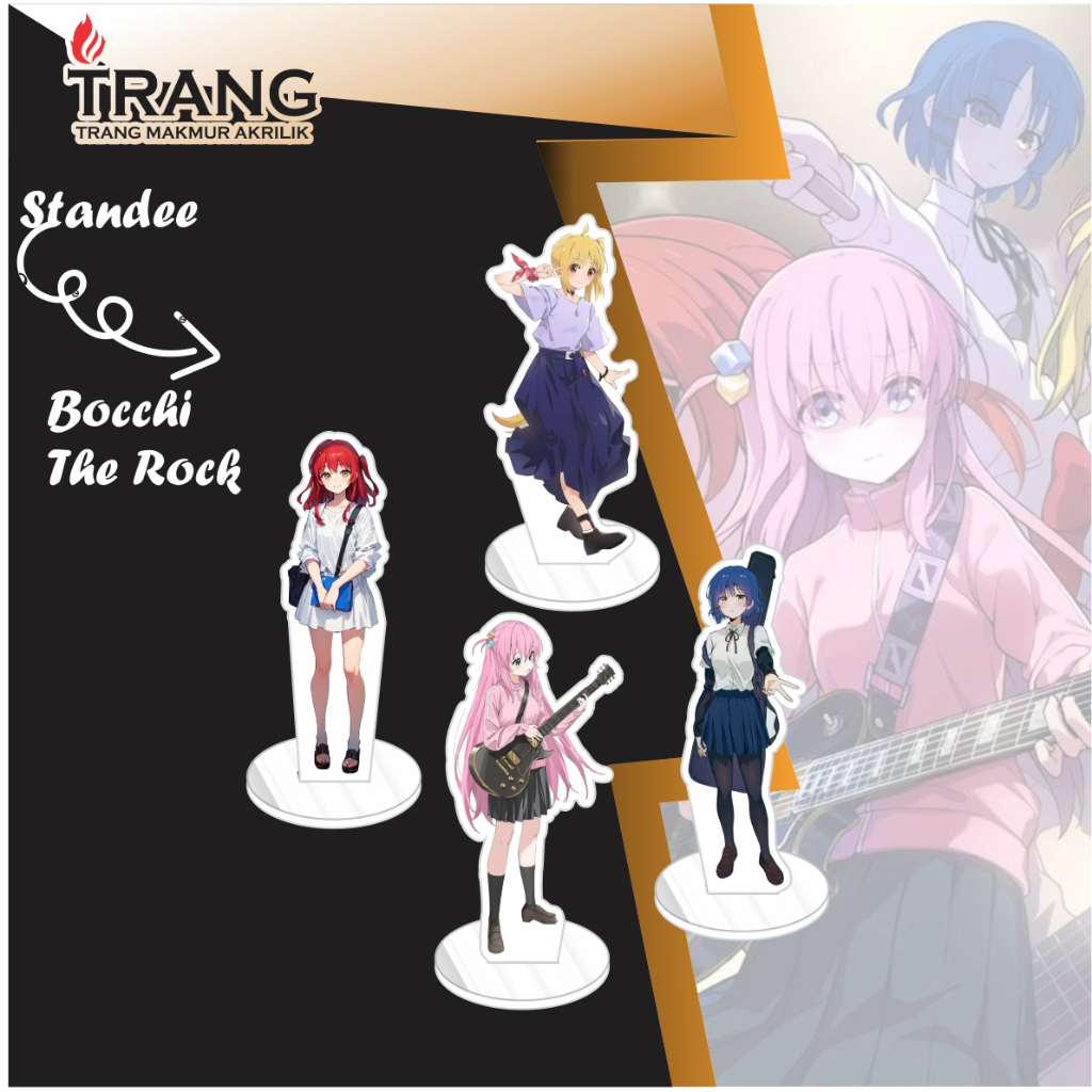Jual Standee Figure Akrilik Bocchi The Rock / Standing Action figure ...