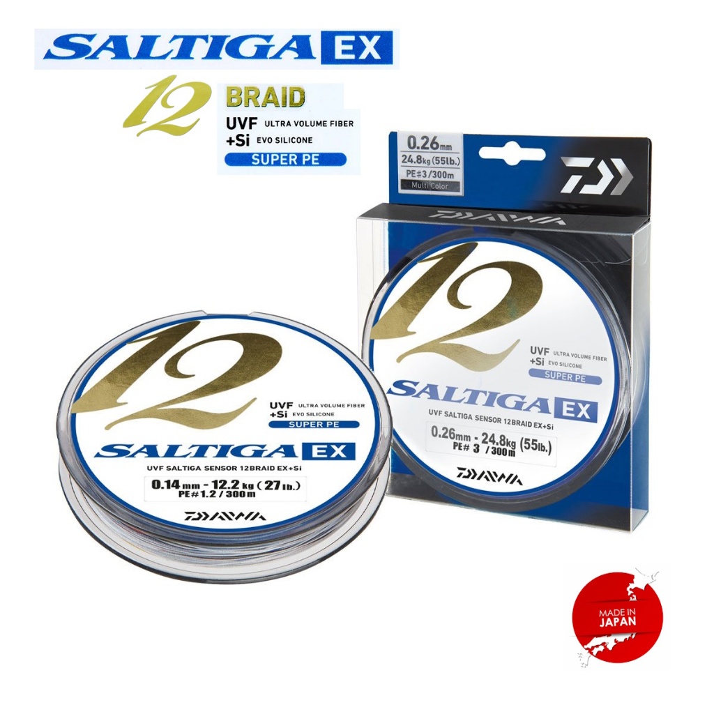 Daiwa Saltiga Sensor 12 Tresse UVF – La Bombe Pour La Pêche En Mer ! (0,6-10, 200m à 600m)