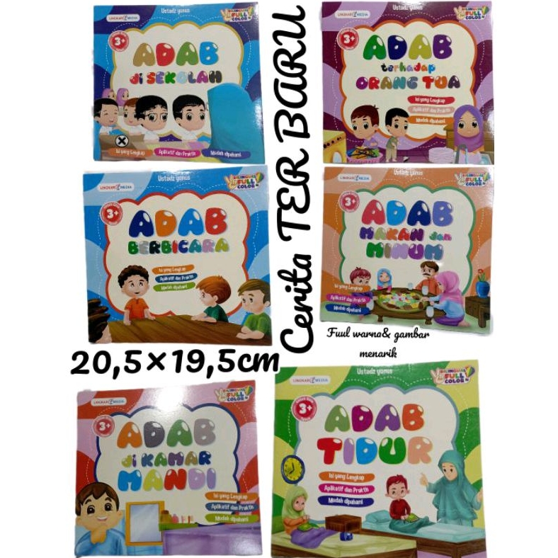 Jual buku cerita anak ,cerita adab,belajar tentang adab BILINGUAL FULL ...