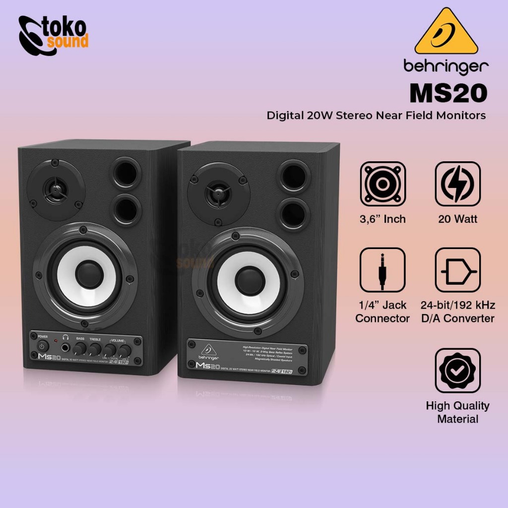 Jual Behringer MS20 Digital Multimedia Monitor Speaker Studio