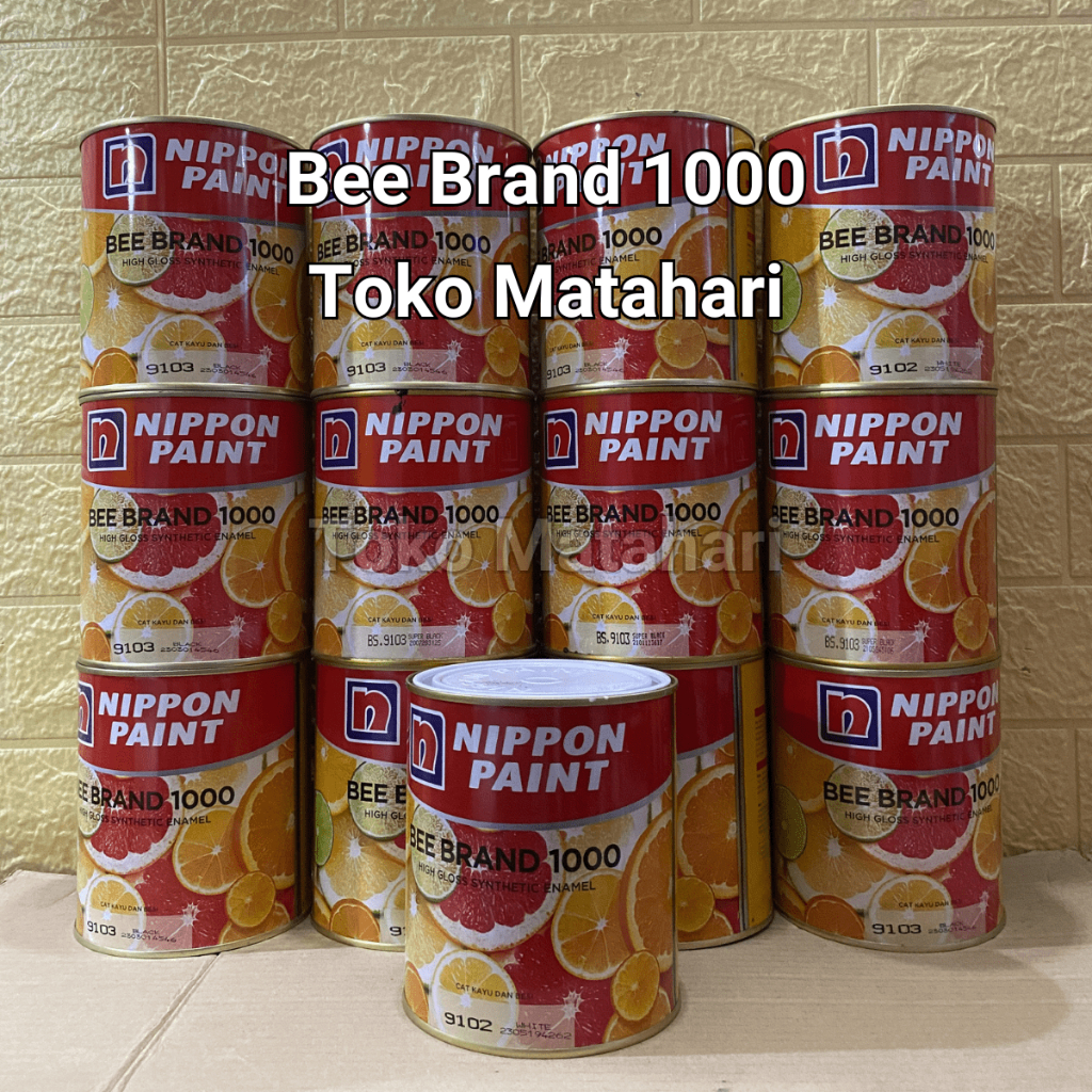 Jual Bee Brand 1000 Cat Kayu Dan Besi Nippon Paint | Shopee Indonesia