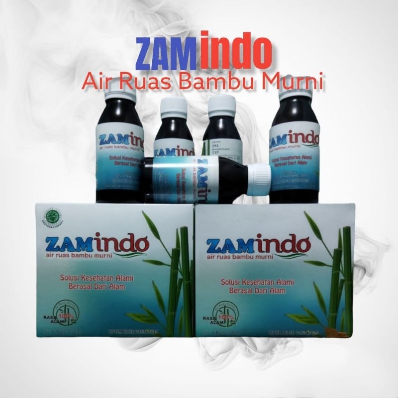 Jual PAKET HEMAT 2 DUS / 12 Botol ZAMINDO Air Ruas Bambu Murni Asli ...