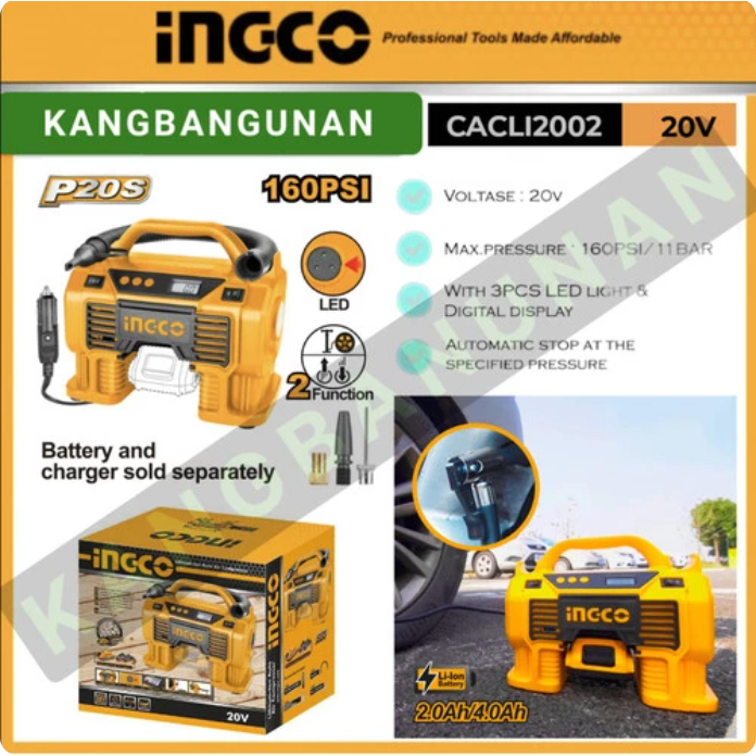 Jual Cacli Cordless Mini Kompresor Angin Mini Pompa Ban Psi