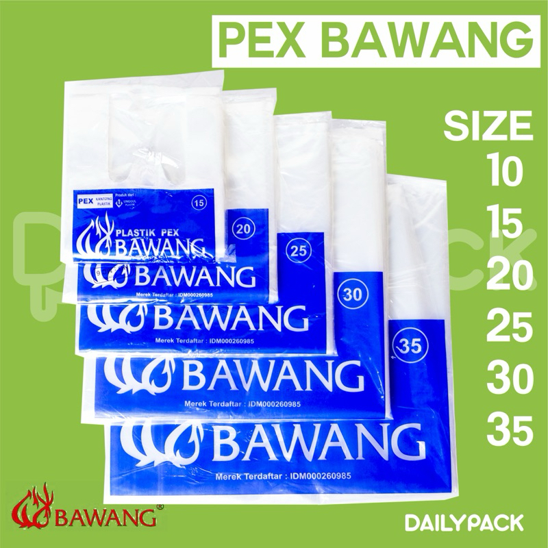 Jual Pack Kresek Bening Pe Pex Uk 10 15 20 25 30 35 Bawang Tas Kantong Plastik Bening Pe Pex 5631