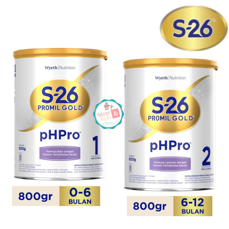Jual S26 Promil Gold pH Pro Tahap 1 2 800gr S26 Nan pHPro 800 gr