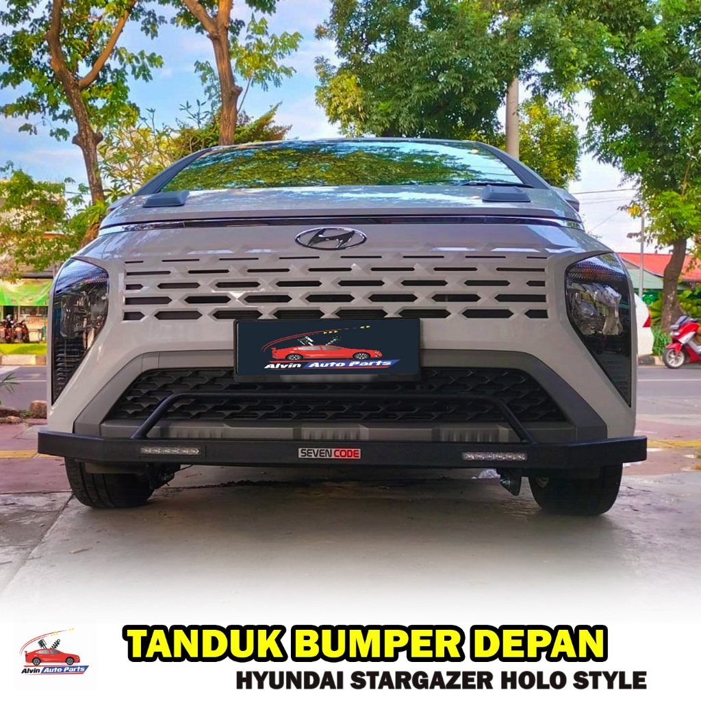 Jual TANDUK HYUNDAI STARGAZER HOLO STYLE / PENGAMAN BUMPER DEPAN ...