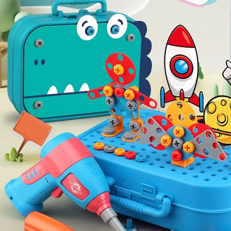 Jual Playfultoy Set Bor Listrik Bor Listrik dan Desain Sekrup Mainan