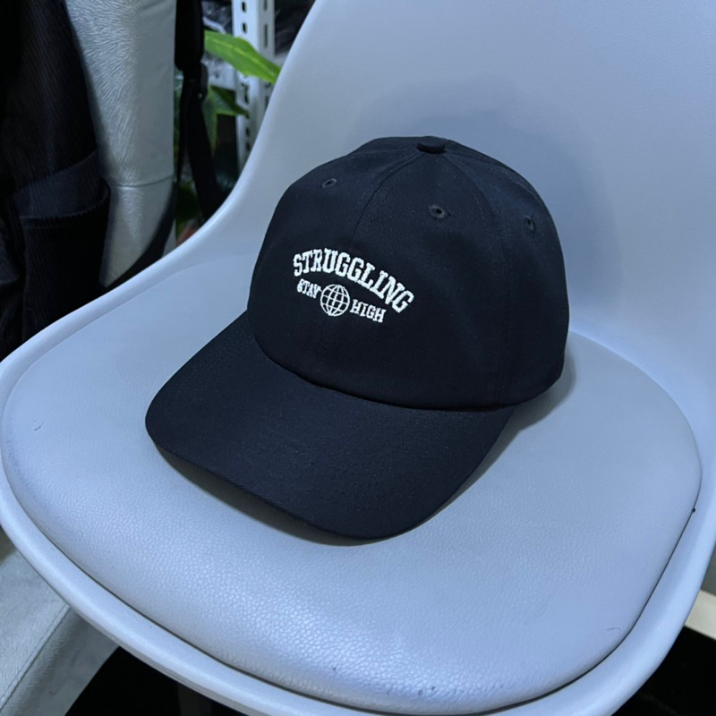 Jual Topi Pria Caps Black Baseball Struggling Thisplan | Shopee Indonesia