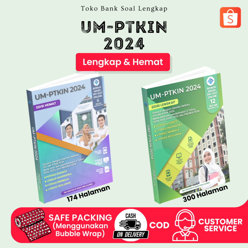 Jual Versi Terbaru UM-PTKIN 2024 (Edisi Lengkap & Edisi Hemat + Sesuai ...