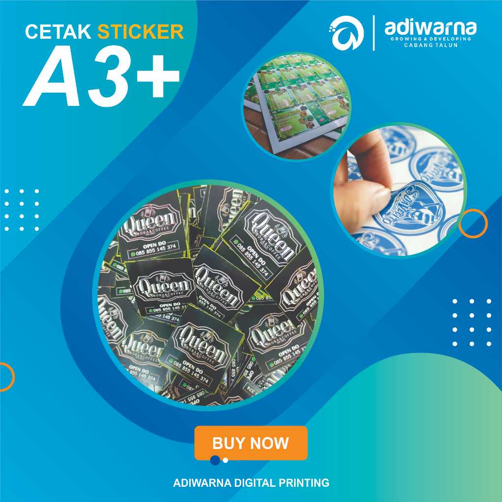 Jual Cetak Sticker A3 Sticker Bontak Sticker Vinyl Sticker