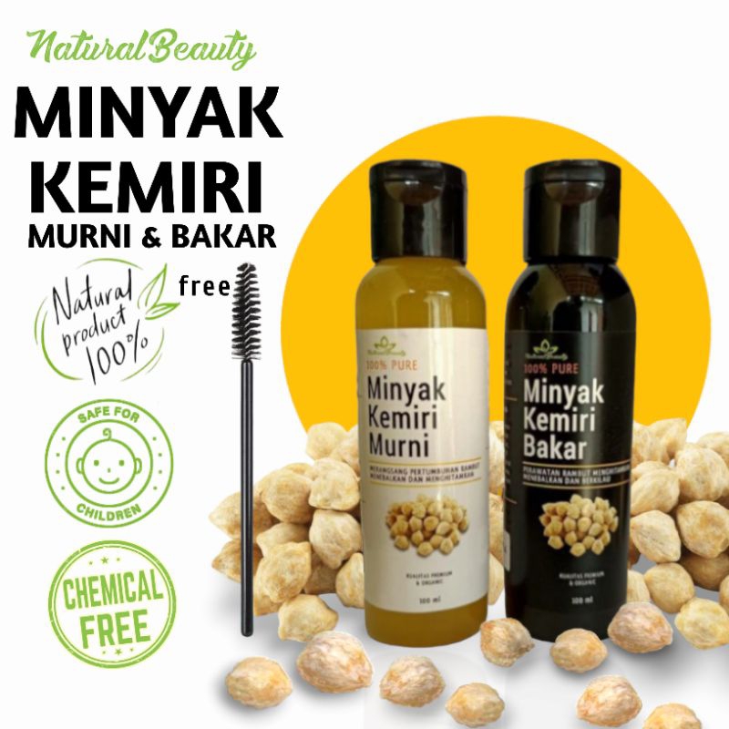 Jual Minyak Kemiri Murni Dan Kemiri Bakar 100% Asli Penumbuh Rambut ...