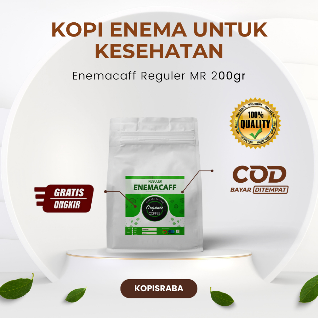 Jual TERSERTIFIKASI Enema Kopi Enema untuk Kesehatan Enemacaff Reguler ...