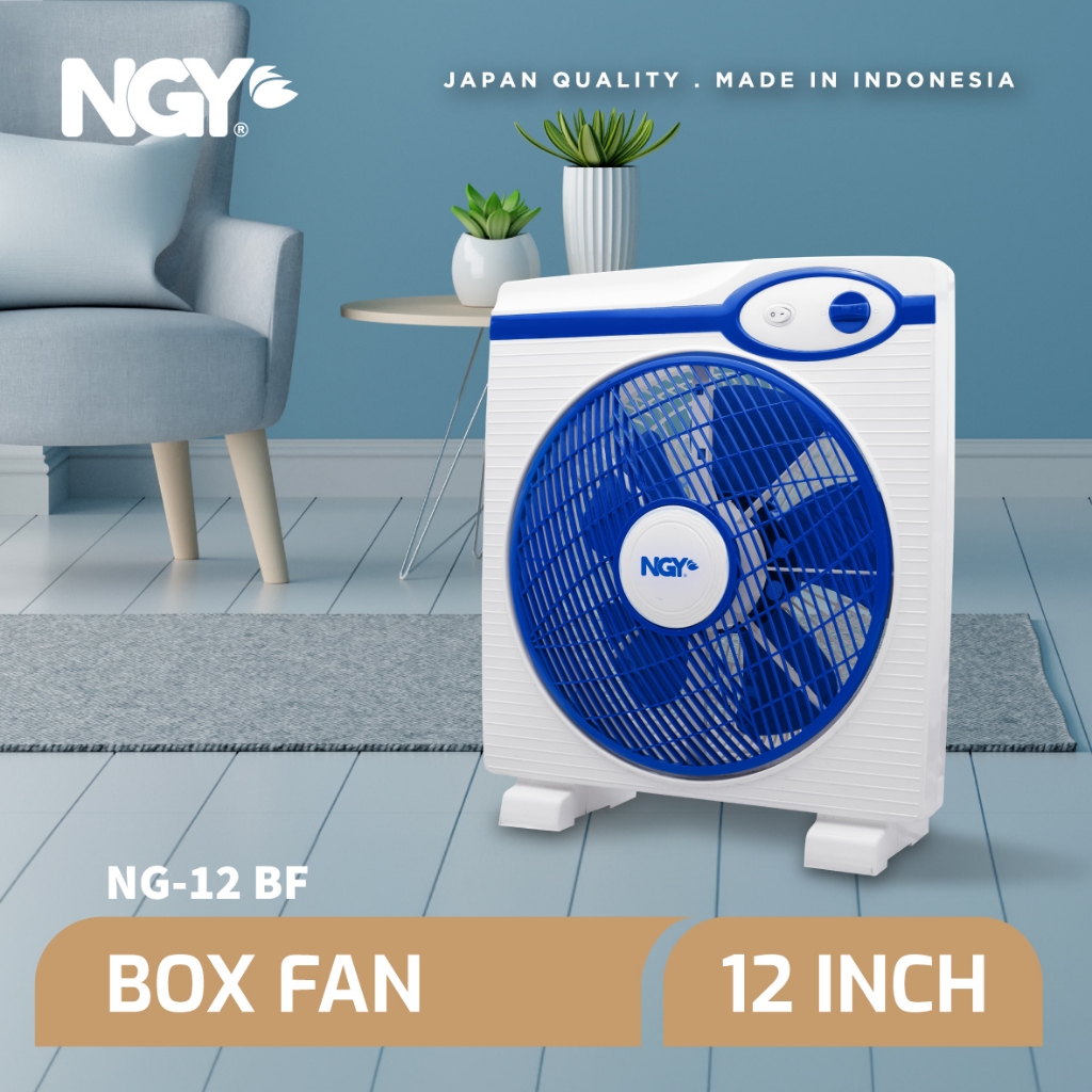 Jual Nagoya Box Fan 12 Inch | Kipas Angin Meja NG12BF | Shopee Indonesia