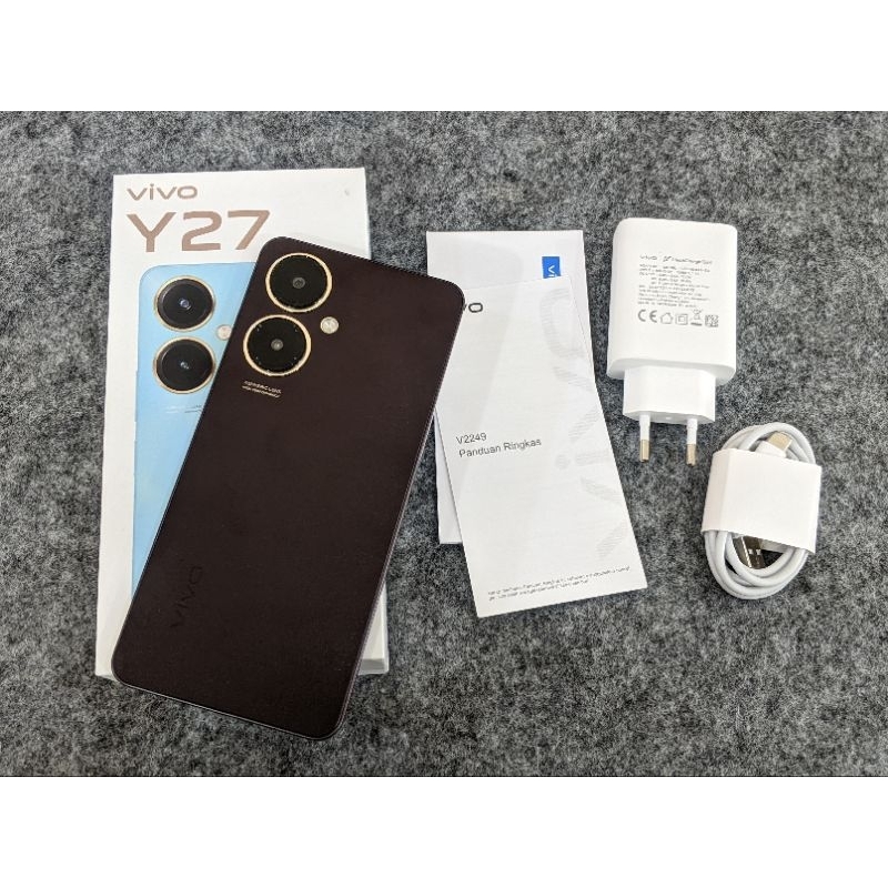 Jual Vivo Y27 Ram 6/128 GB Fulset Nominus Original Garansi (Second ...